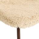 Silla "Roka" Acero, Beige / nogal Beige / noyer