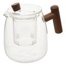 Tetera "Kama" 800 ml, Vidrio de borosilicato, Transparente Transparente