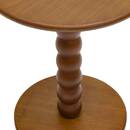 Mesa auxiliar "Chamlo" Pino, Marr&oacute;n, &Oslash; 38 cm Marr&oacute;n