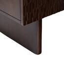 Aparador rectangular con 3 puertas y 1 estante "Nyero" Madera de mango, Marrón, 150x90 cm Marrón