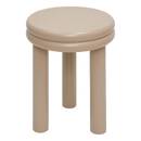 Mesa auxiliar "Plump" Pino, Beige, D.40 cm Beige