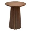 Mesa auxiliar "Shelty" Madera de mango, D.38 cm Casta&ntilde;o 1