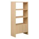 Librer&iacute;a rectangular de 3 niveles "John" Beige, 180x85 cm Beige