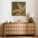 Aparador rectangular 4 puertas 2 niveles Netsi Mango, Miel, 175x75 cm Miel