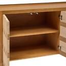 Aparador rectangular 4 puertas 2 niveles Netsi Mango, Miel, 175x75 cm Miel