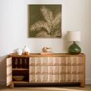 Aparador rectangular 4 puertas 2 niveles Netsi Mango, Miel, 175x75 cm Miel