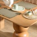 Mesa de comedor "Netsi" Madera de mango, 8 plazas Arena