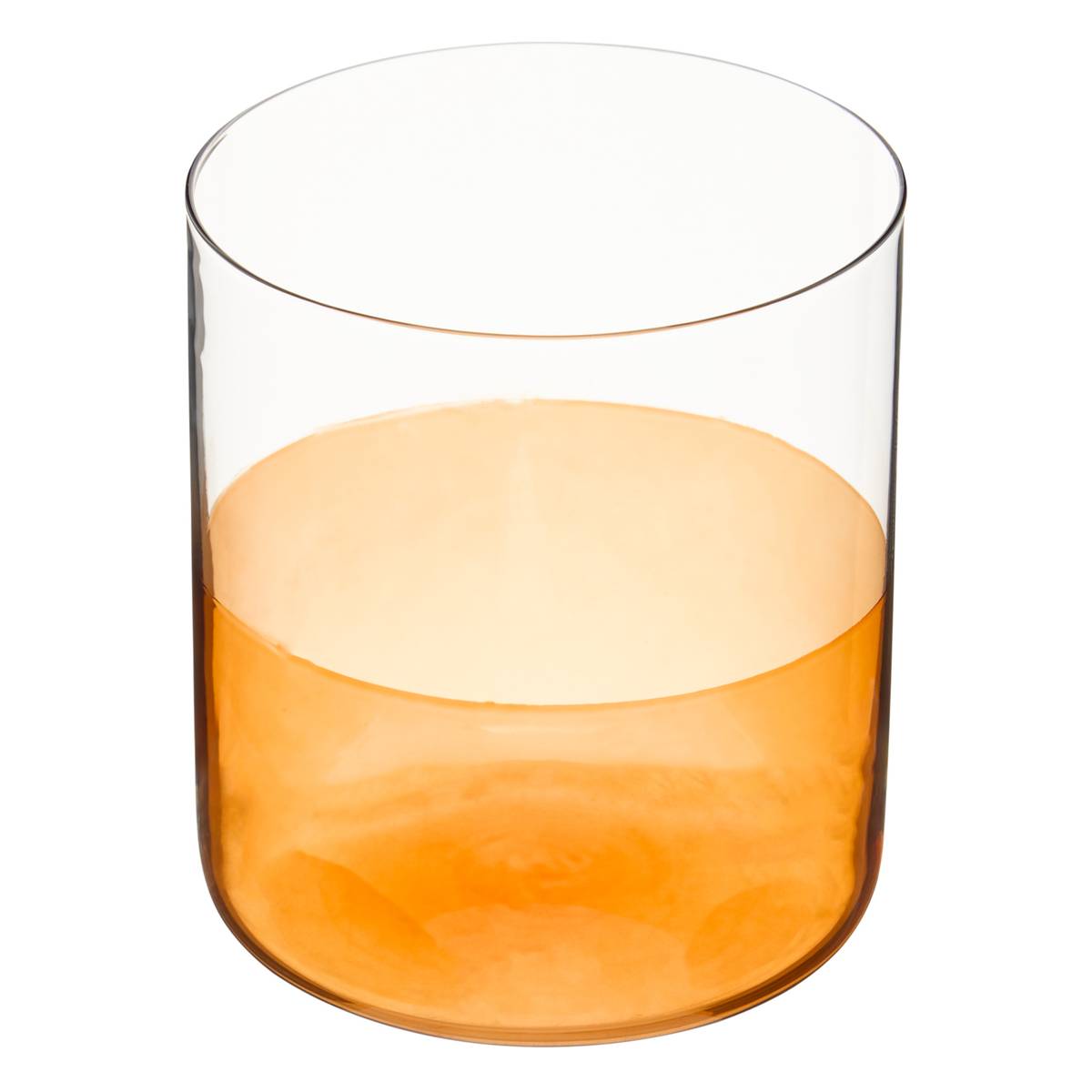 Lote de 4 vasos bajos "Homy" 350 ml, Vidrio de borosilicato, Multicolor Multicolor