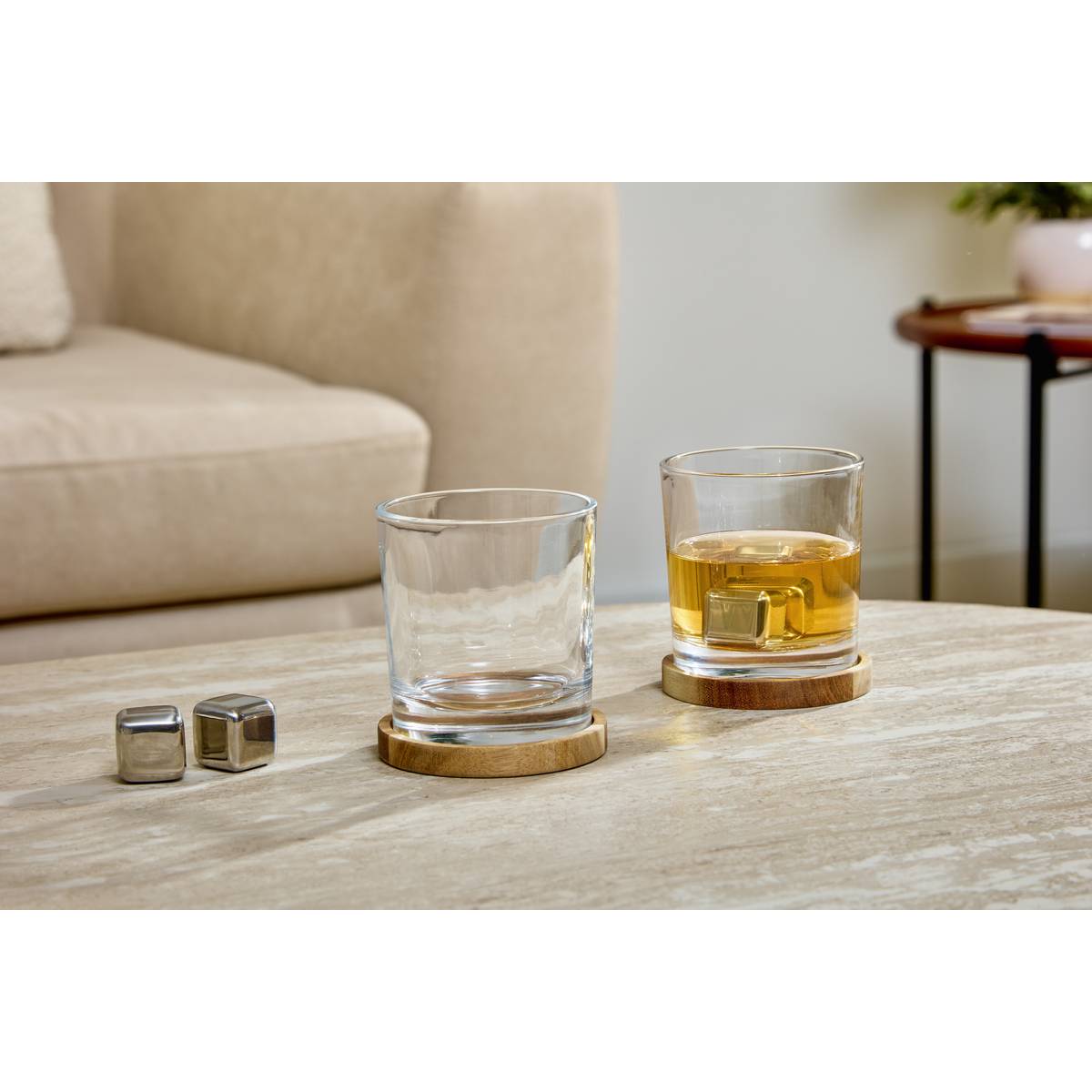Estuche de aperitivo para whisky "Jules" 270 ml, Cristalino, Transparente Transparente