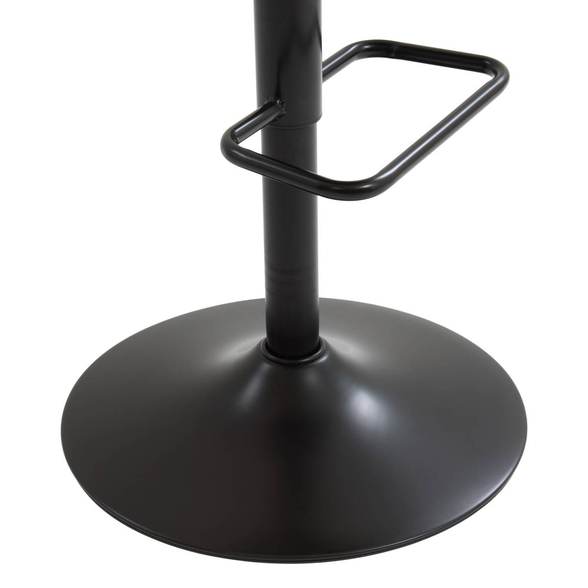 Lote de 2 taburetes de bar giratorios "Cirea" Acero, Crema, H.105 cm Crema
