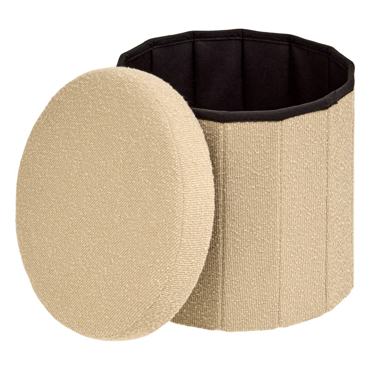 Puf de preparación "Fink" D.38 cm Beige