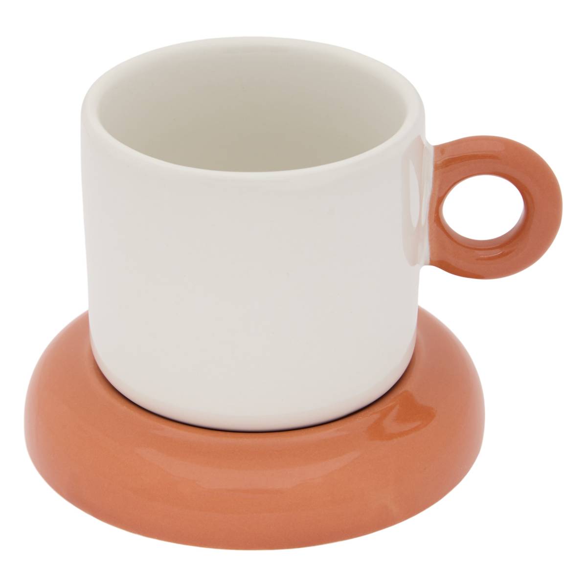 Set de tazas "Homy" 110 ml, Gres, Multicolor Multicolor