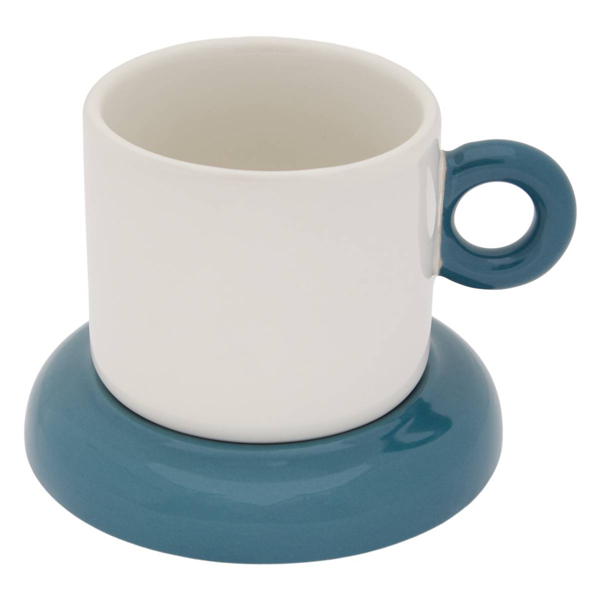 Set de tazas "Homy" 110 ml, Gres, Multicolor Multicolor