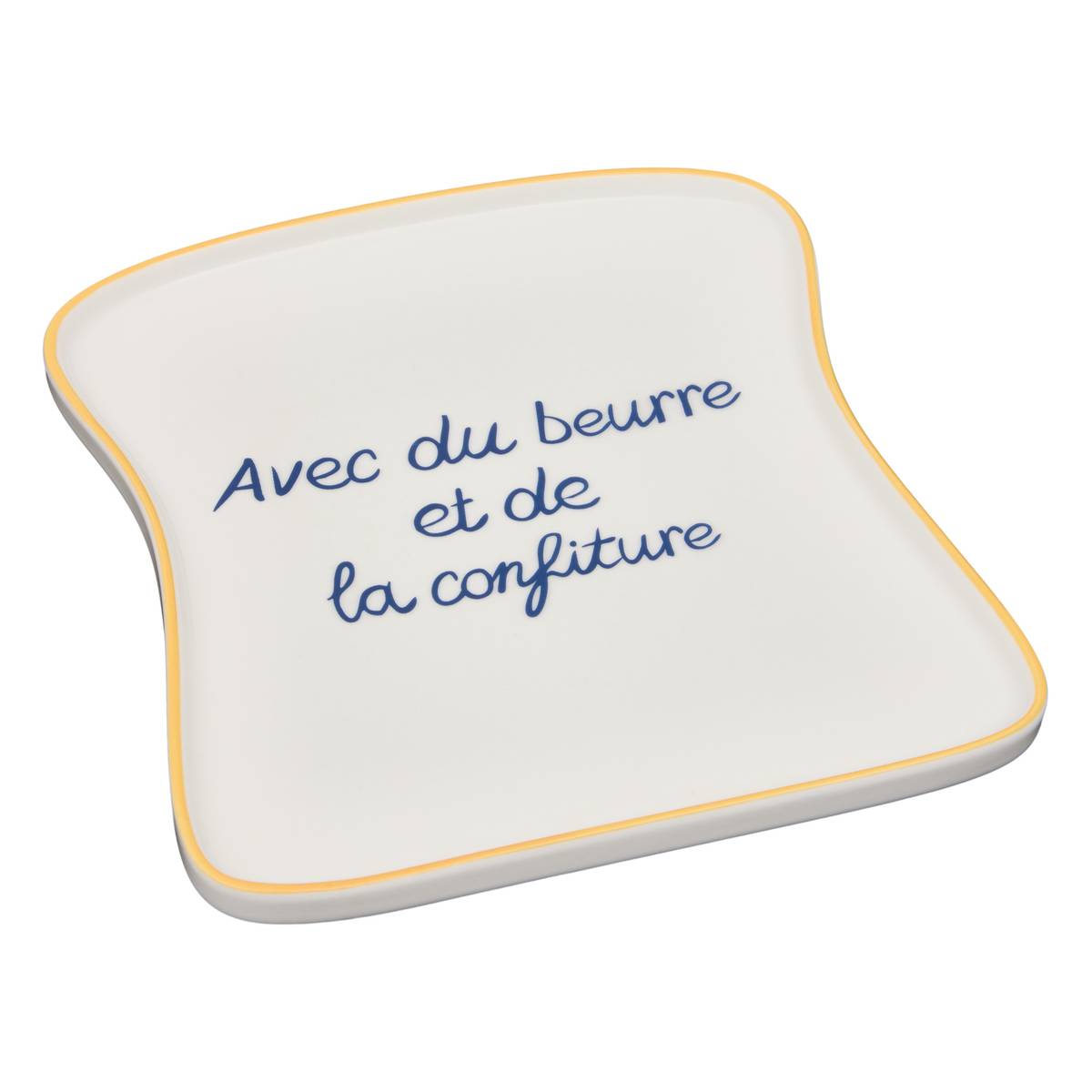 Fuente de presentación "Petit dej à la française" Porcelana, 18,5x16,8 cm Modelo A
