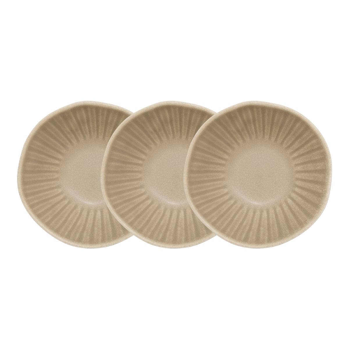 Plato de presentaci&oacute;n "Nyero" Loza, &Oslash;32 cm Beige