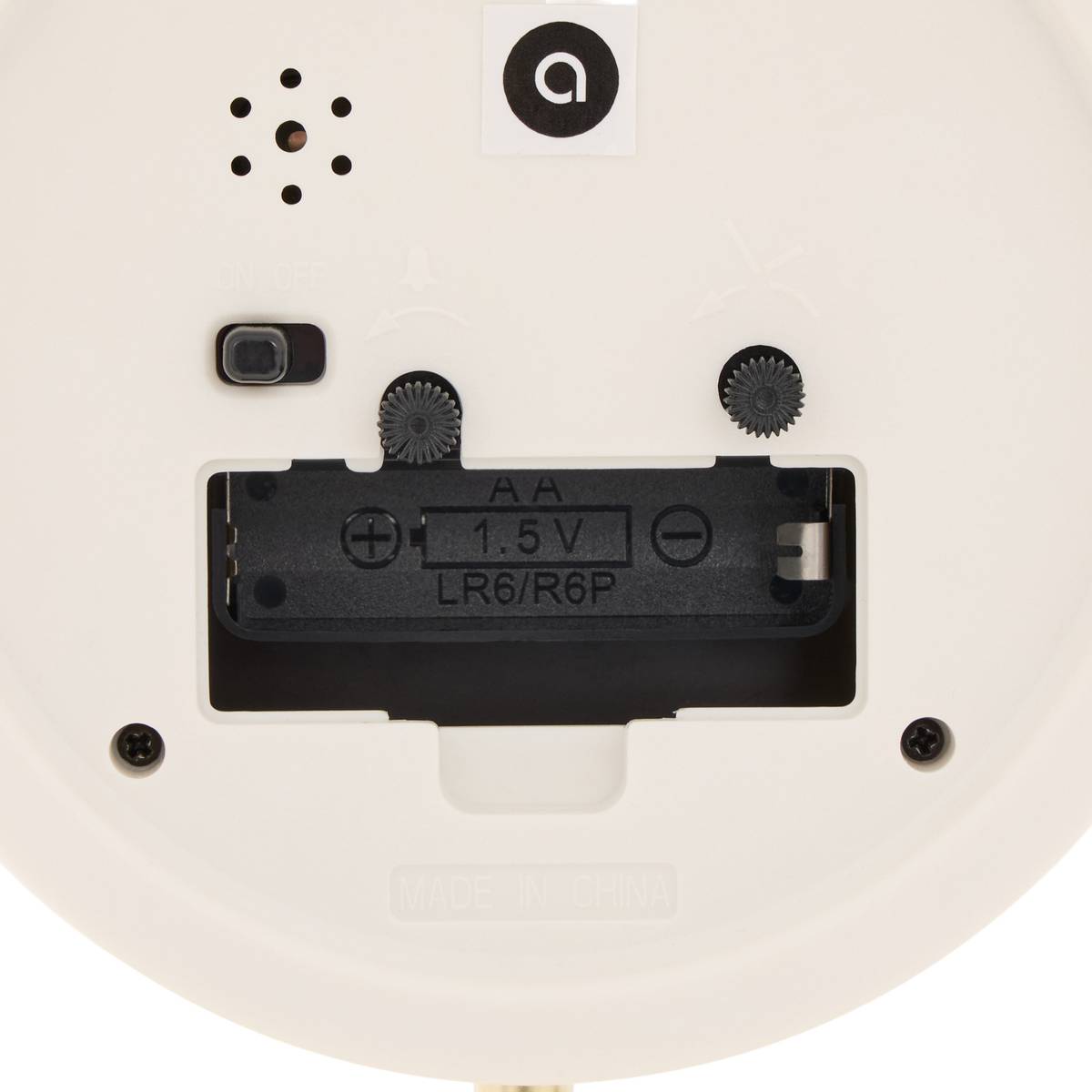 Despertador LED "Dany " D.14 cm Beige