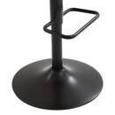 Lote de 2 taburetes de bar giratorios "Cirea" Acero, Crema, H.105 cm Crema