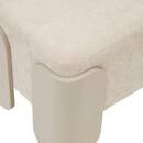 Puf "Mizar" Crema, 38x36 cm Crema