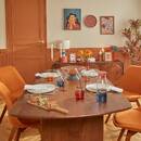 Reloj "Homy" Vidrio, Rojo, D.30 cm Rojo