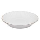 Taza con platillo "Daphne" 130 ml, Porcelana, Blanco Blanco