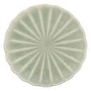 Lote de 4 platos para pan "Romy" Gres, D.15,3 cm Verde