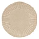 Lote de 4 platos llanos "Nyero" Loza, D. 27 cm Beige