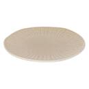 Lote de 4 platos de postre "Nyero" Loza, D. 21,5 cm Beige