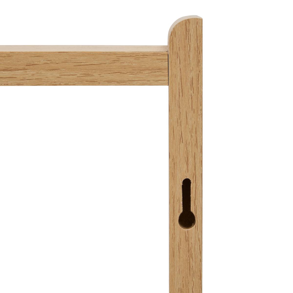 Juego de 3 Estantes de Pared Marrón, L.26/33/40 cm Marrón