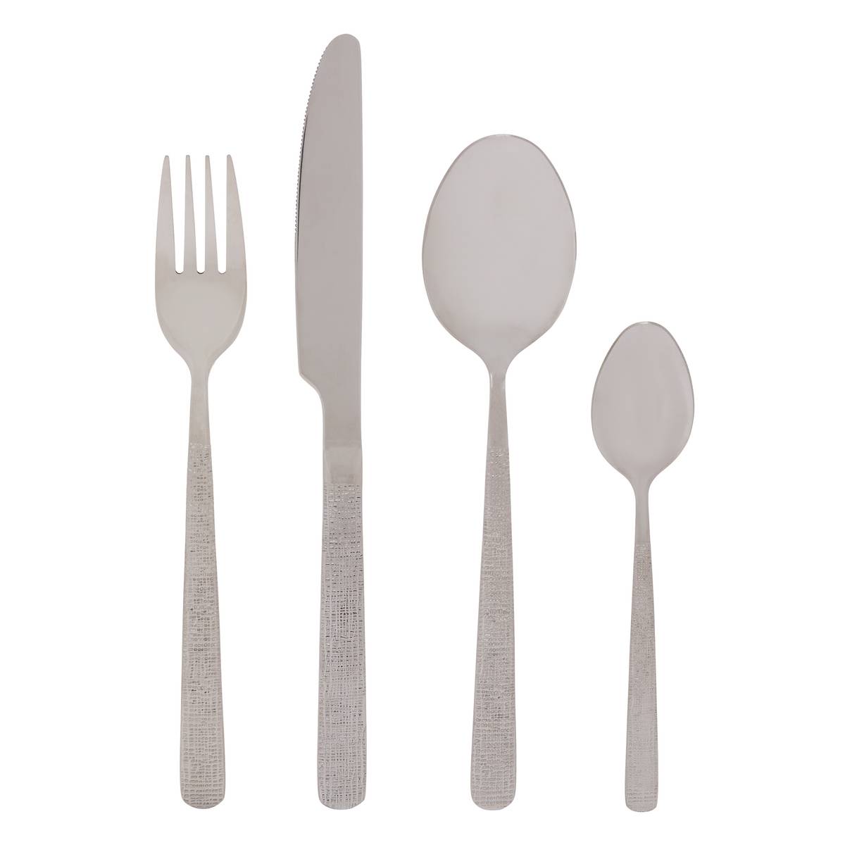 Cubertería "Livi" Acero inoxidable, Plata Plata