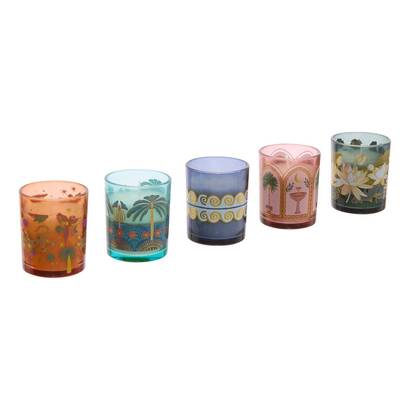Estuche arom&aacute;tico "odyssea" 5 velas, 85 g