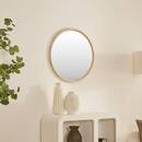 Espejo "Trudy" Beige cuerda, Ø55 cm Beige cuerda
