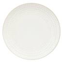 Lote de 6 platos llanos "Camille" Gres, D.27,3 cm Blanco