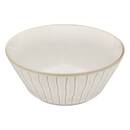 Cuenco "Camille" Gres, Blanco Blanco