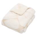 Manta "Boucly" Lino beige, 160x120 cm Beige lino