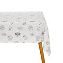 Mantel "Petit dej à la française" Algodón, Blanco, 240x140 cm Blanco