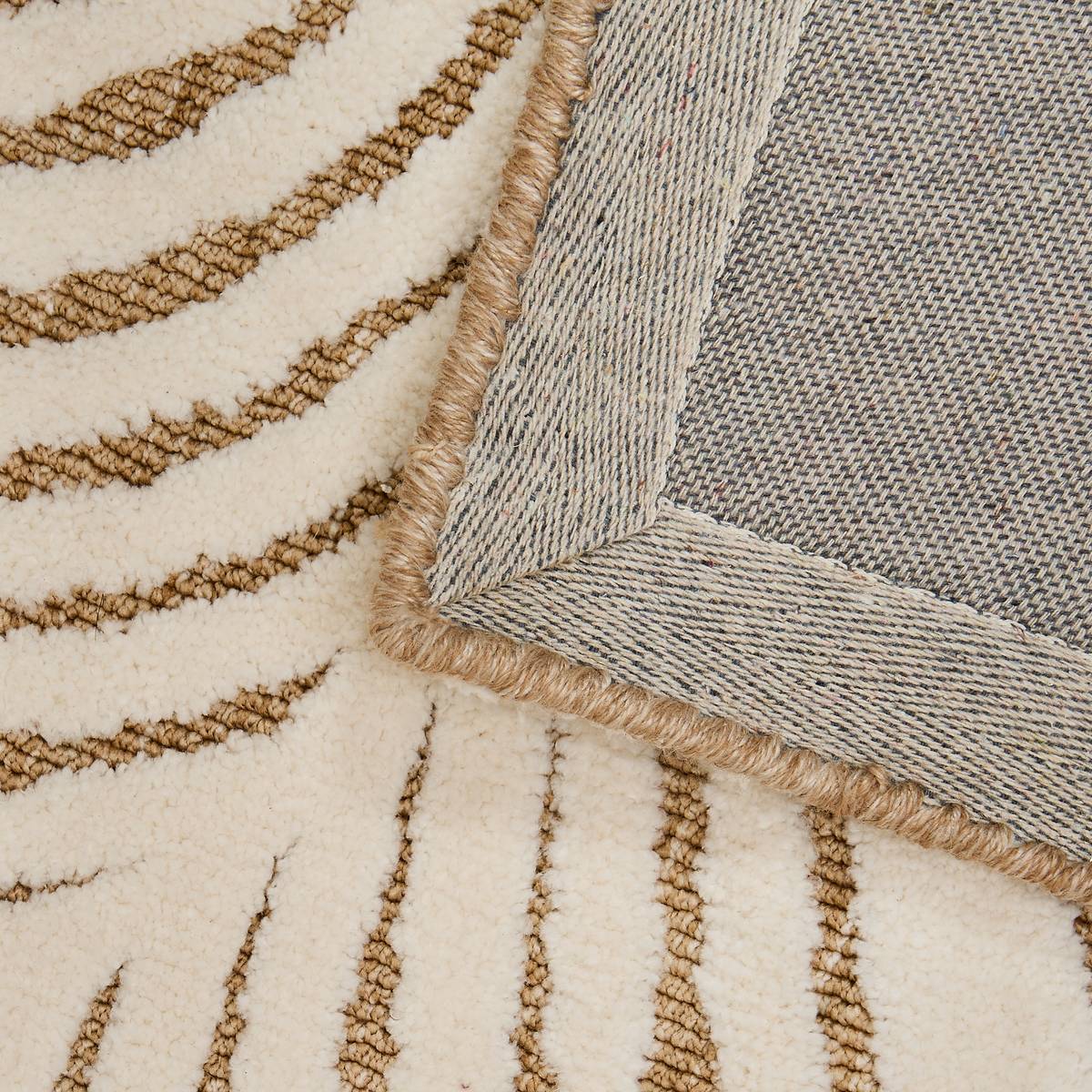Alfombra "Loomia" Beige lino, 230x160 cm Beige lino