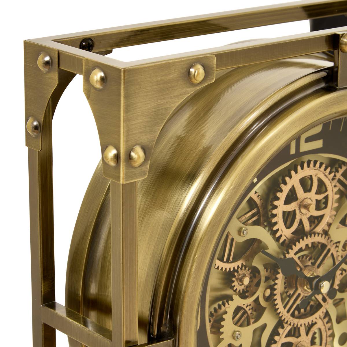Reloj "Lou " Acero, Dorado, 30x32 cm Oro