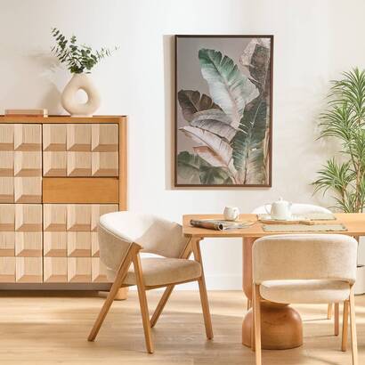 Lienzo 3d "palmi" 75x116 cm, verde
