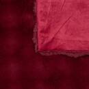 Manta "Zephy" Rojo granate, 160x120 cm Rojo granate