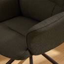 Silla de oficina "Sisco" Verde caqui, H.98 cm Verde caqui