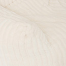 Conjunto sillón XL y puf XL "Muzi" Blanco Blanco