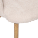 Juego de 6 sillas "Celeste" Acero, Beige Beige 1