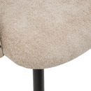 Juego de 6 sillas "Celeste" Acero, Beige Beige 3