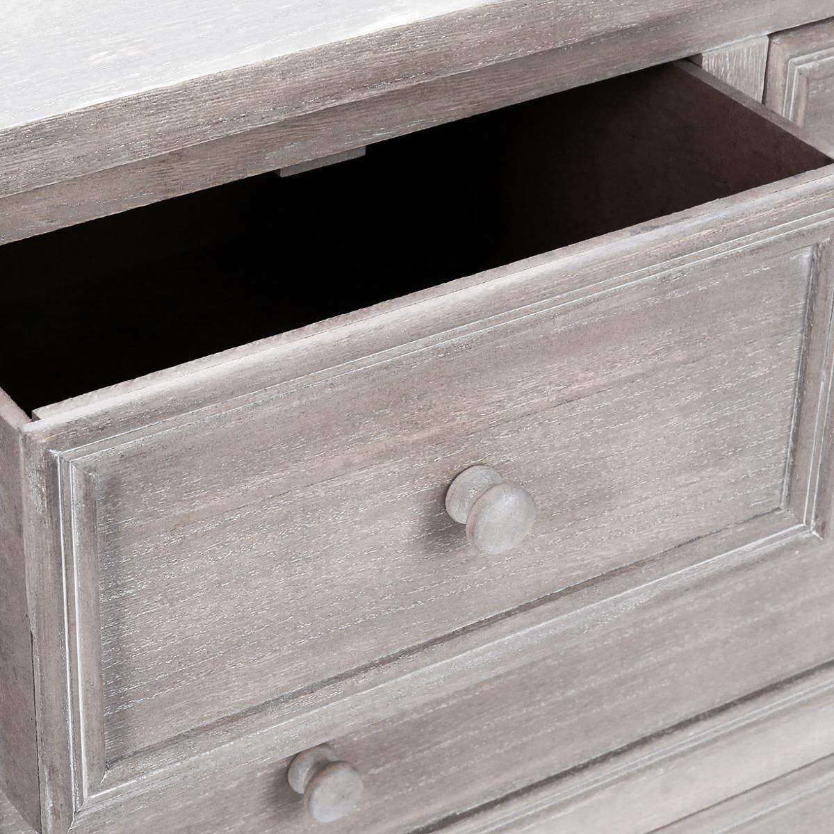 Cómoda de 5 cajones "Charme" 72,5 x 81 cm Madera natural