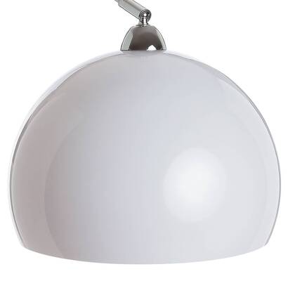L&aacute;mpara de pie arco "geda" m&aacute;rmol, blanco, h.185 cm