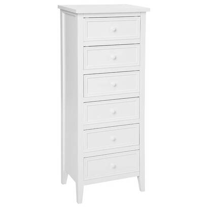 C&oacute;moda "encanto" blanco, 6 cajones