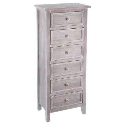 Chifonier de 6 cajones "charme" 45 x 128 cm