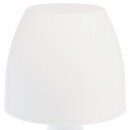 Lámpara de interior y exterior DOKK a pilas Blanca H. 19 cm Blanco