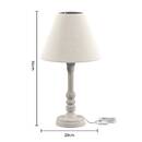 Lámpara "Leo" Blanco, H.36 cm Blanco
