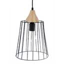 Suspensión de alambre "Nut" Metal negro, D.23 cm Negro